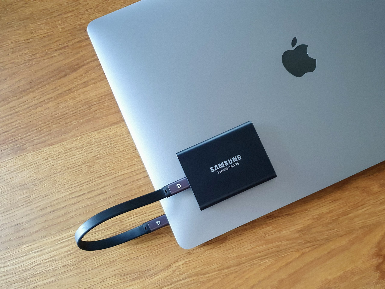 MacBook Pro with External SSD