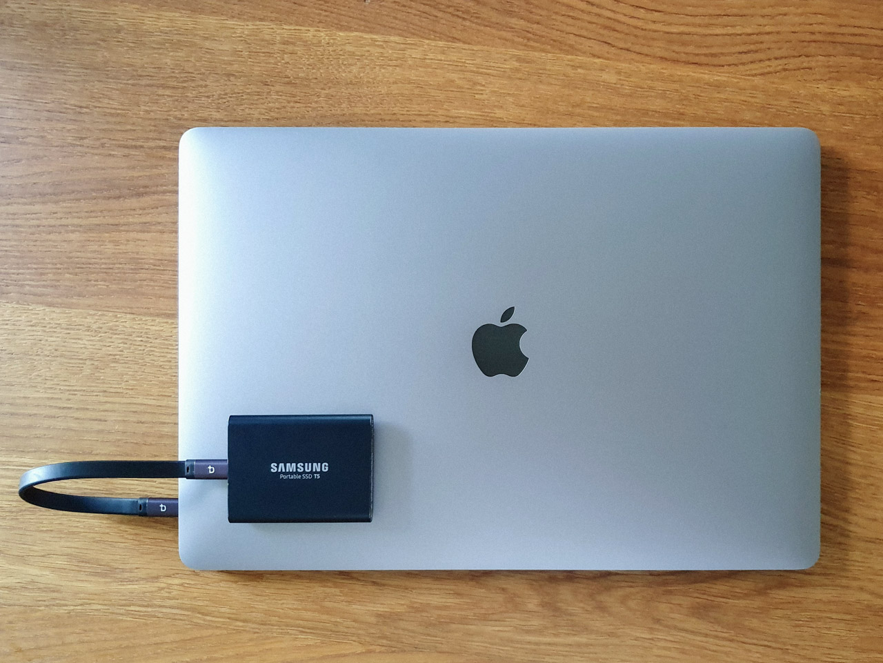 MacBook Pro with External SSD